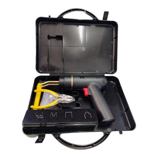 Kit Saldatrice A Batteria Con Cavo Usb, Cutter, Serie Graffette, Tronchesin.